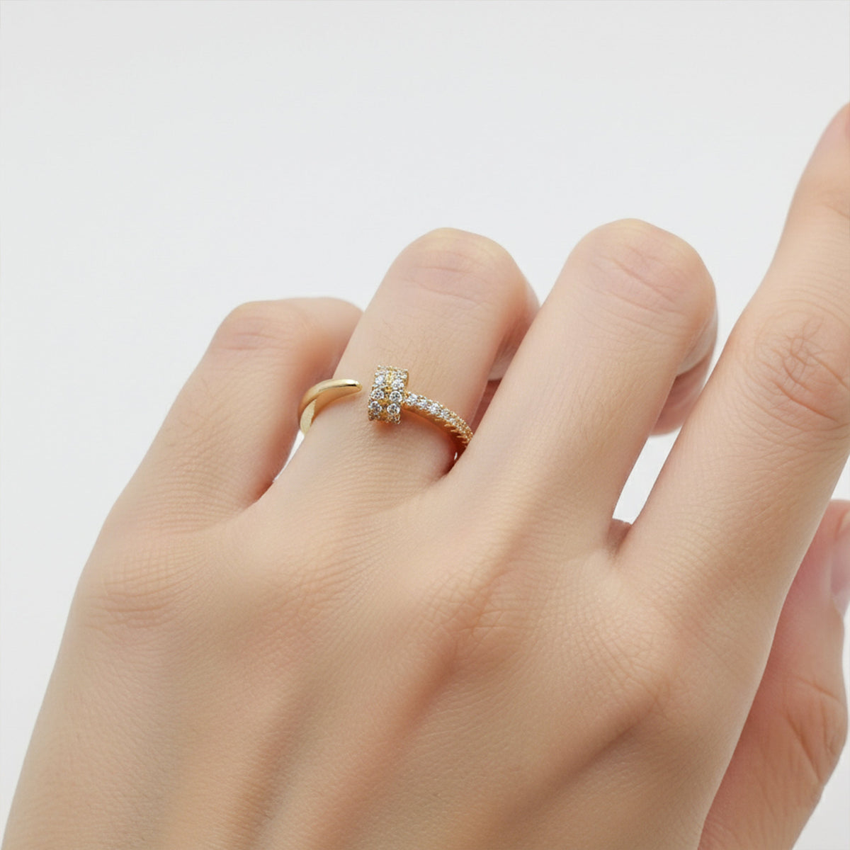 Golden Brilliance Diamond Ring jewellery product view 3