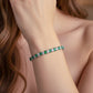 Elite Emerald Spark Tennis Bracelet jewellery product view 2