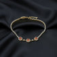 Majestic Ruby Halo Tennis Bracelet jewellery product view 2