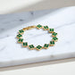 Green Enamel Clover Luxury Bracelet jewellery product view 1