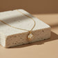 Petite White Blossom Necklace jewellery product view 1