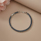 Azure Sapphire Tennis Bracelet jewellery product view 1