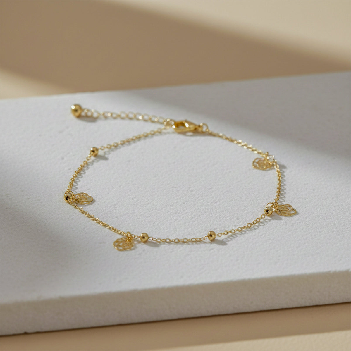 Divine Blossom Anklet jewellery product view 3