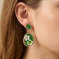 Verdant Blossom Luxe Statement Earrings jewellery product view 2