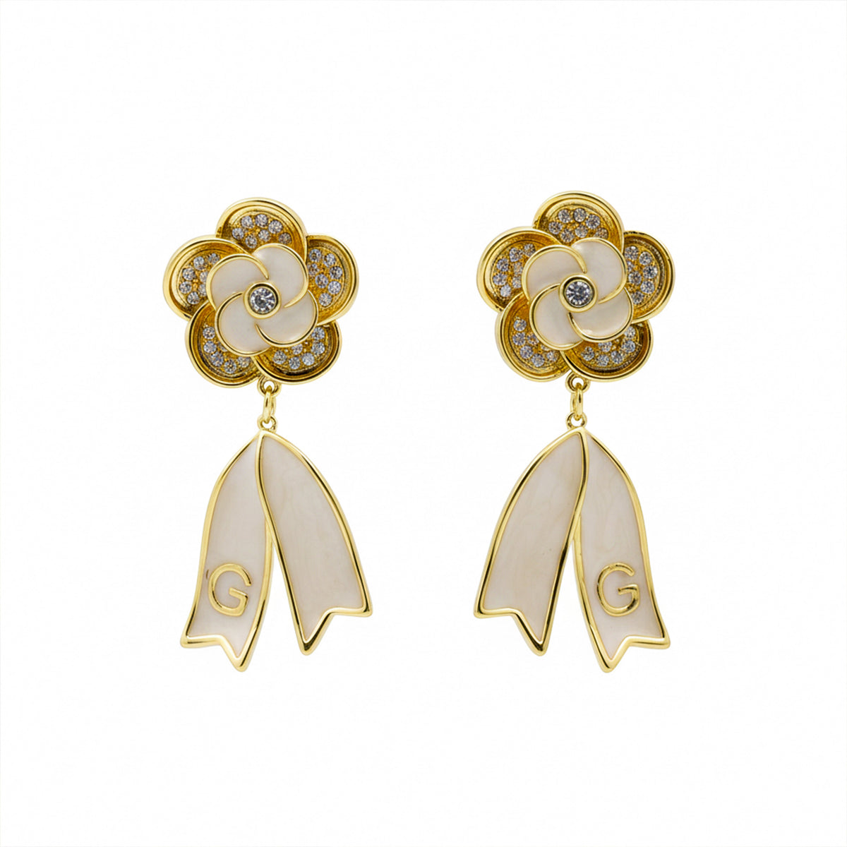 Aurelia Floral Grace Earrings jewellery product view 6