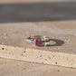 Rose Royale Pink Halo Ring jewellery product view 1
