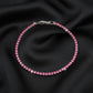 Ruby Radiance Luxe Tennis Bracelet jewellery product view 3