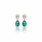 Veloura Emerald Glow Drop Earrings jewellery product view 8