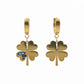 Elite Nazar Clover Charm Drop Earrings jewellery product view 6