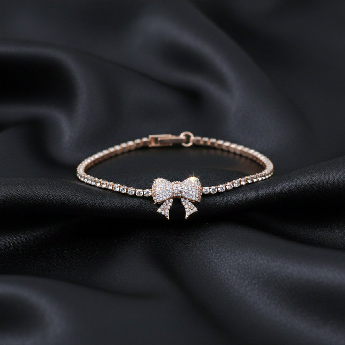 Royal Ribbon Diamond Bracelet jewellery product view 2