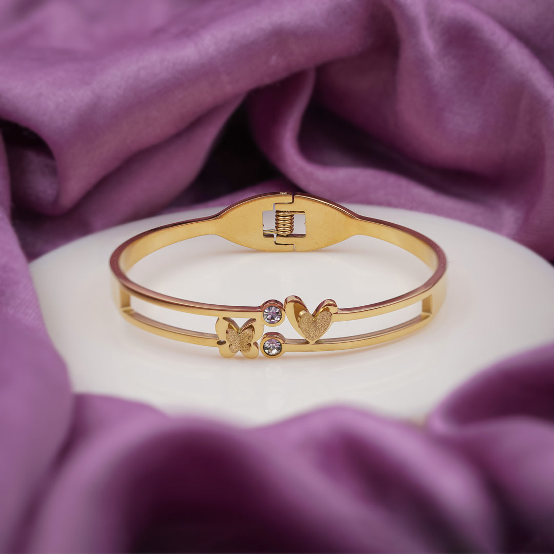 Butterfly Heart Luxe Kada jewellery product view 2