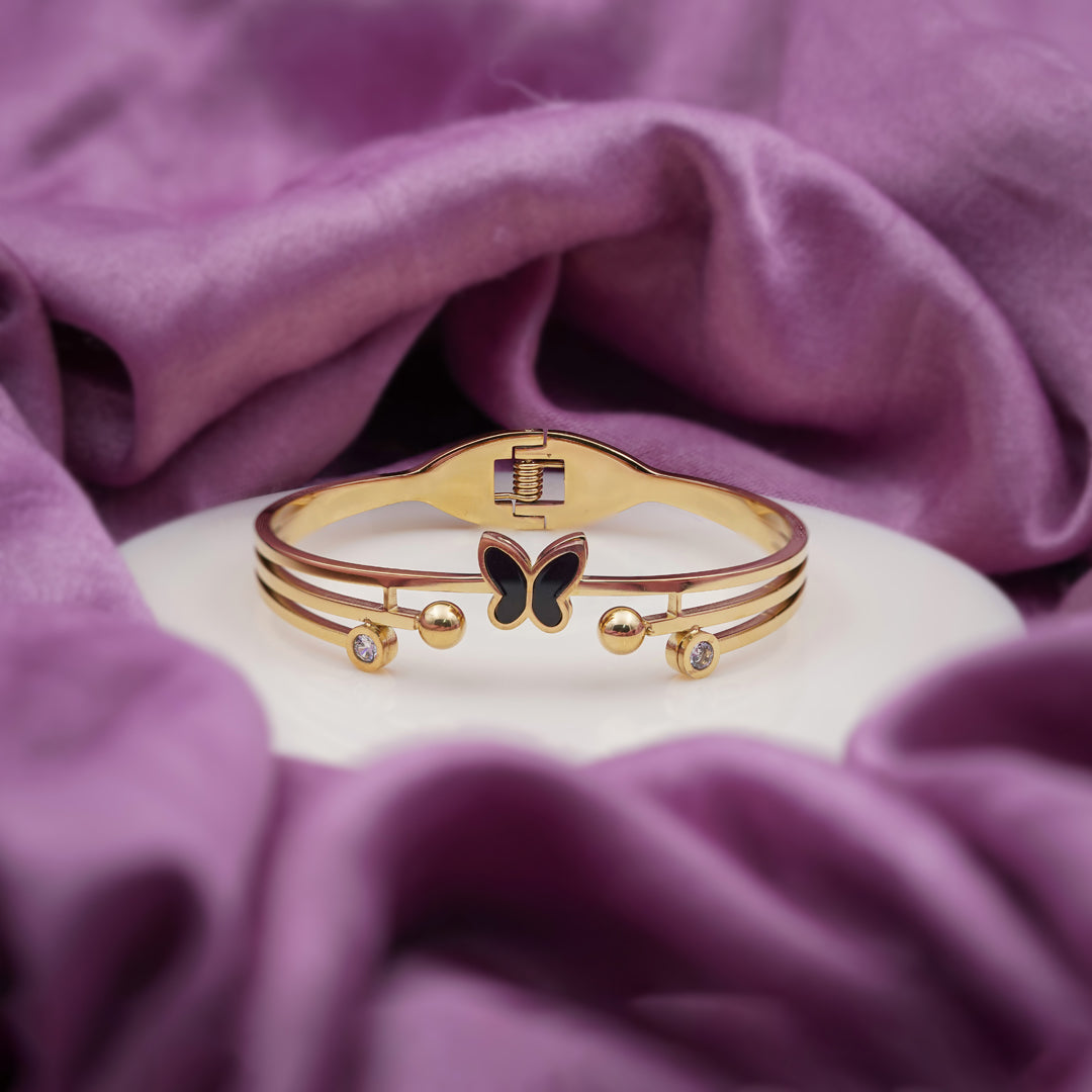 Elegant Butterfly Crystal Kada jewellery product view 1