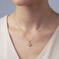 Royal Crystal Butterfly Drop Necklace jewellery product view 3
