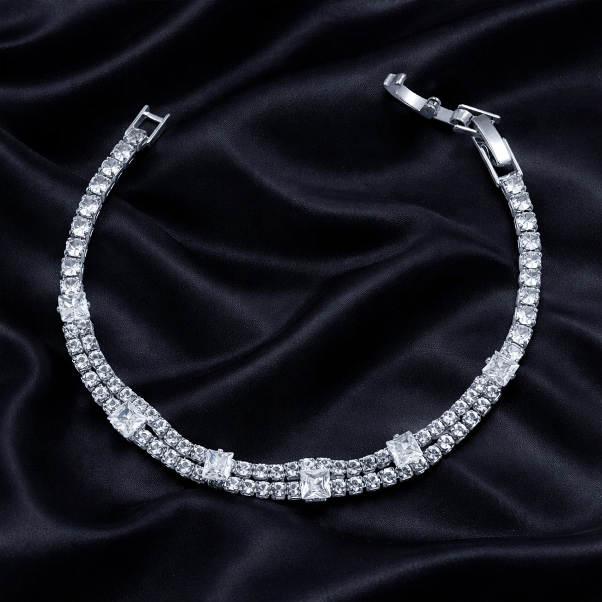 Royal Ice Diamond Tennis Bracelet jewellery product view 1