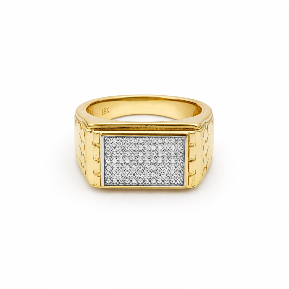 Crown Square Diamond Ring jewellery product view 5