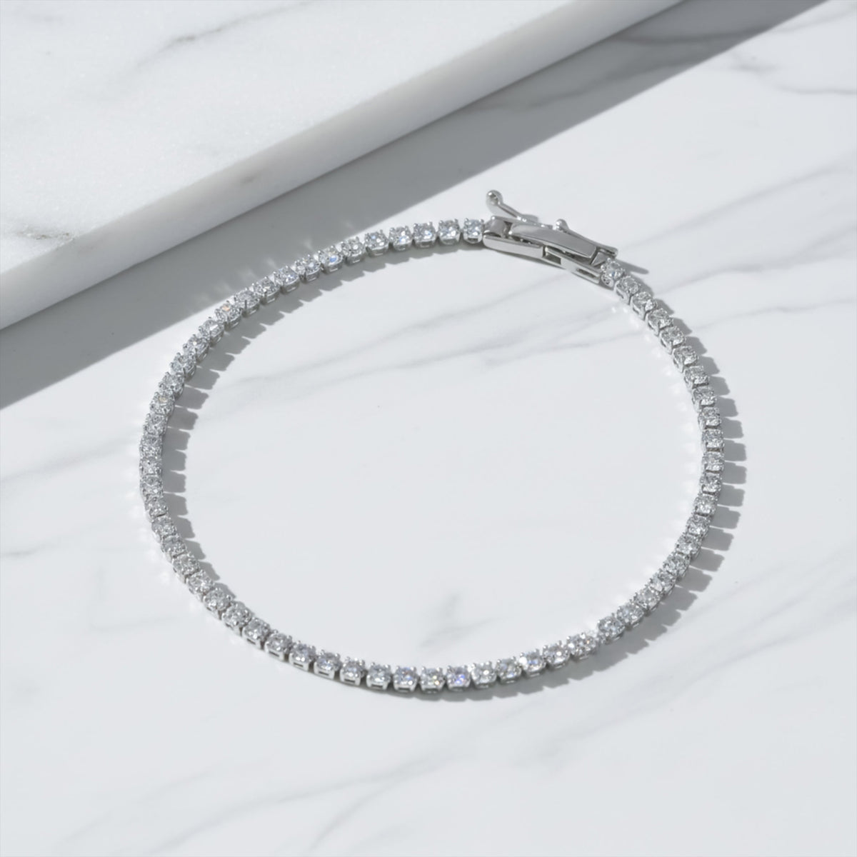 Celestia Luxe Diamond Tennis Bracelet jewellery product view 2