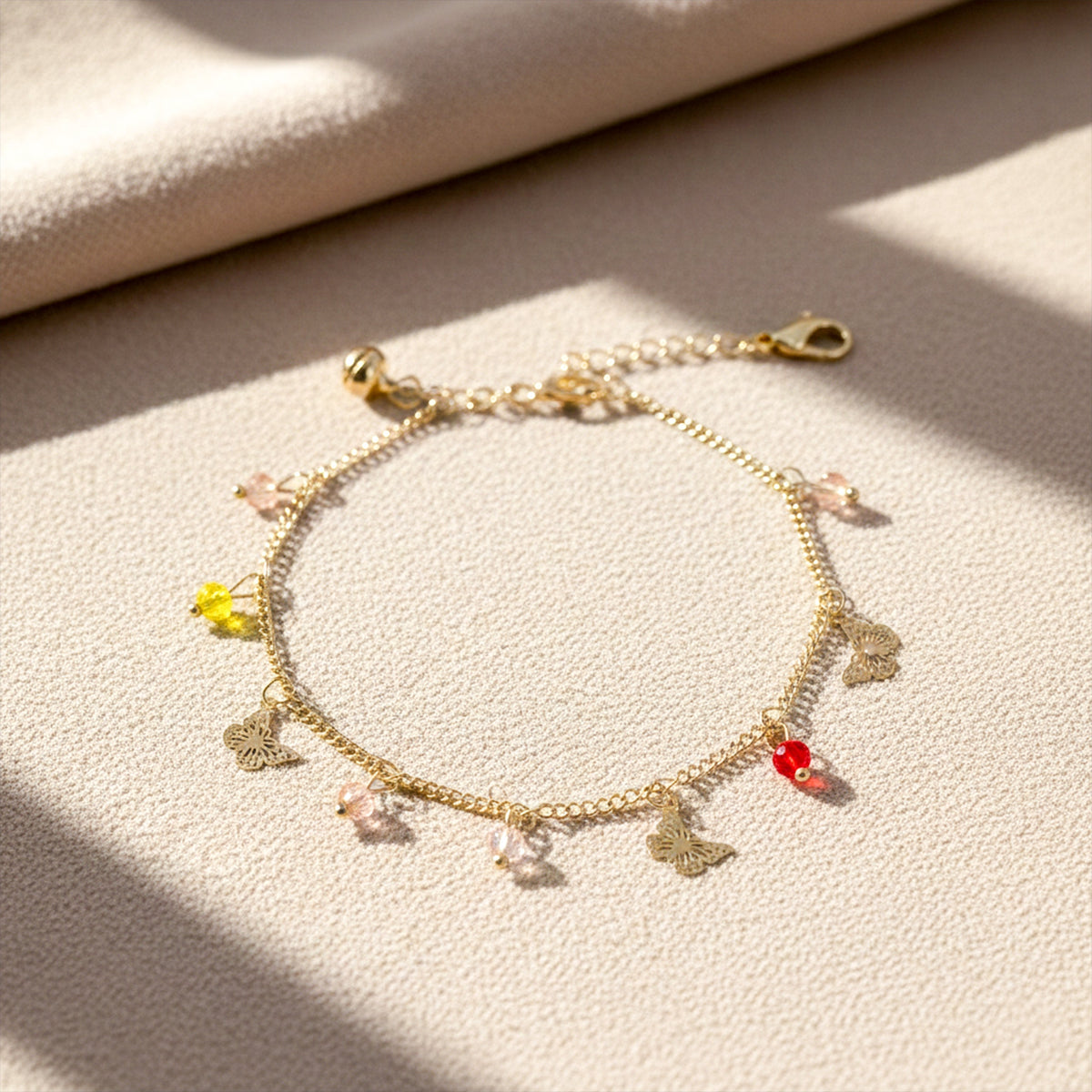 Butterfly Bliss Luxury Anklet jewellery product view 1