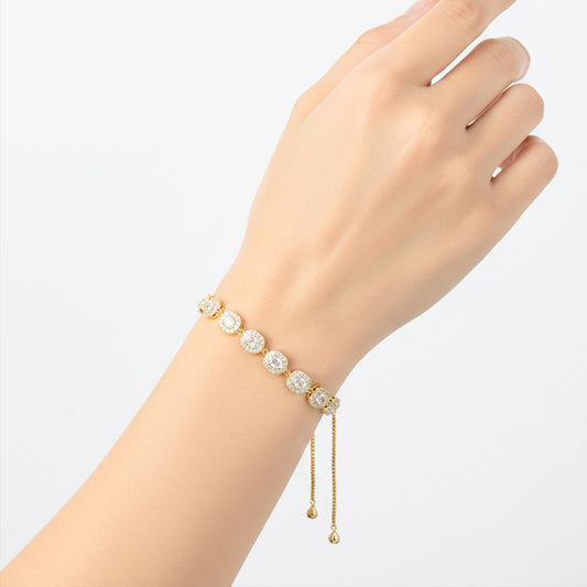 Luxpenny Royal Oval CZ Bracelet jewellery product view 2