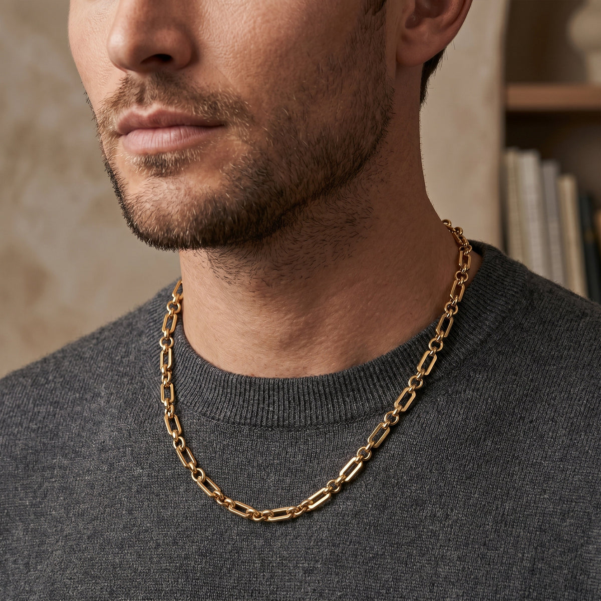 Prestige Gold Link Chain jewellery product view 3