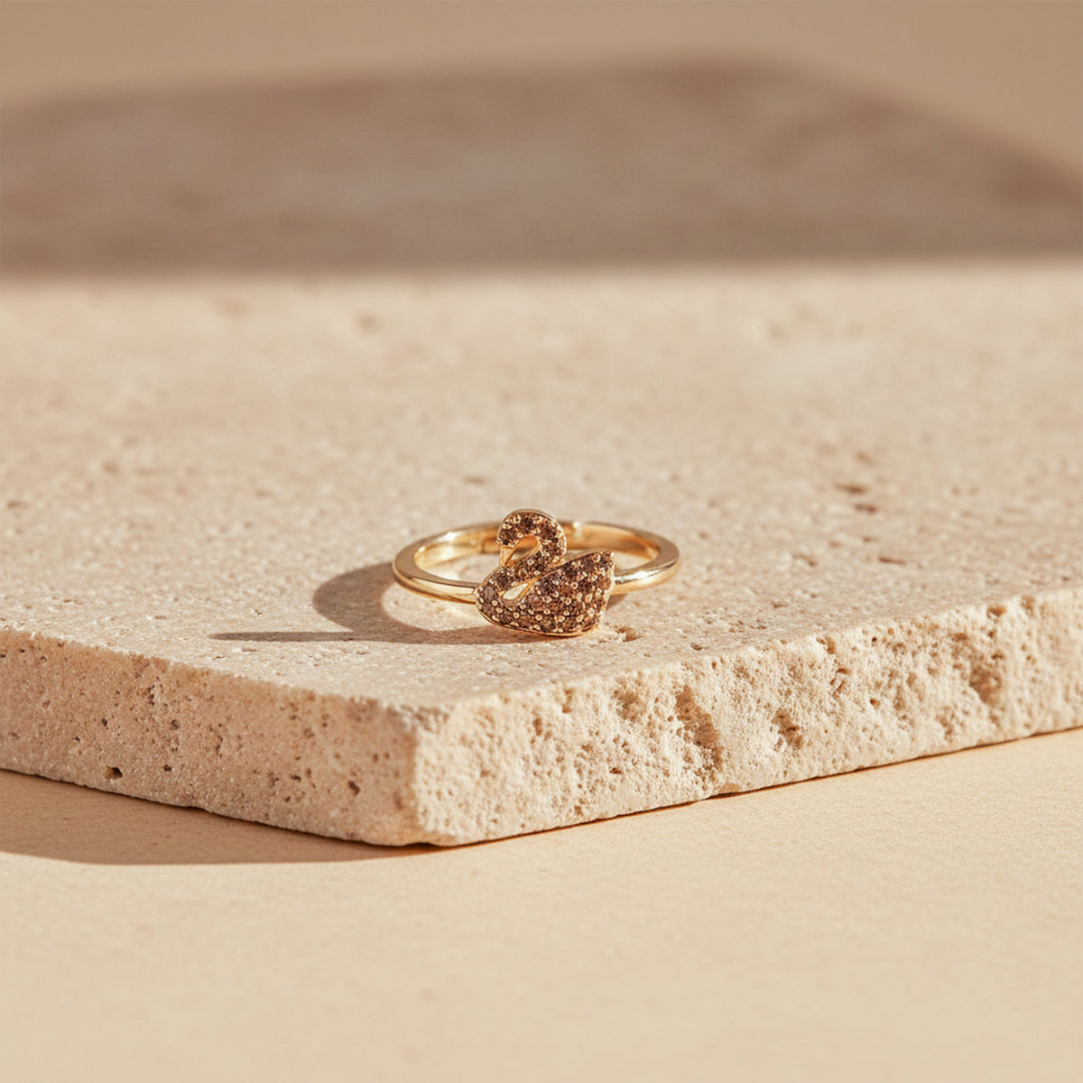 Swan Elegance Diamond Ring jewellery product view 1