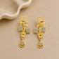 Golden Grace Earrings jewellery product view 1