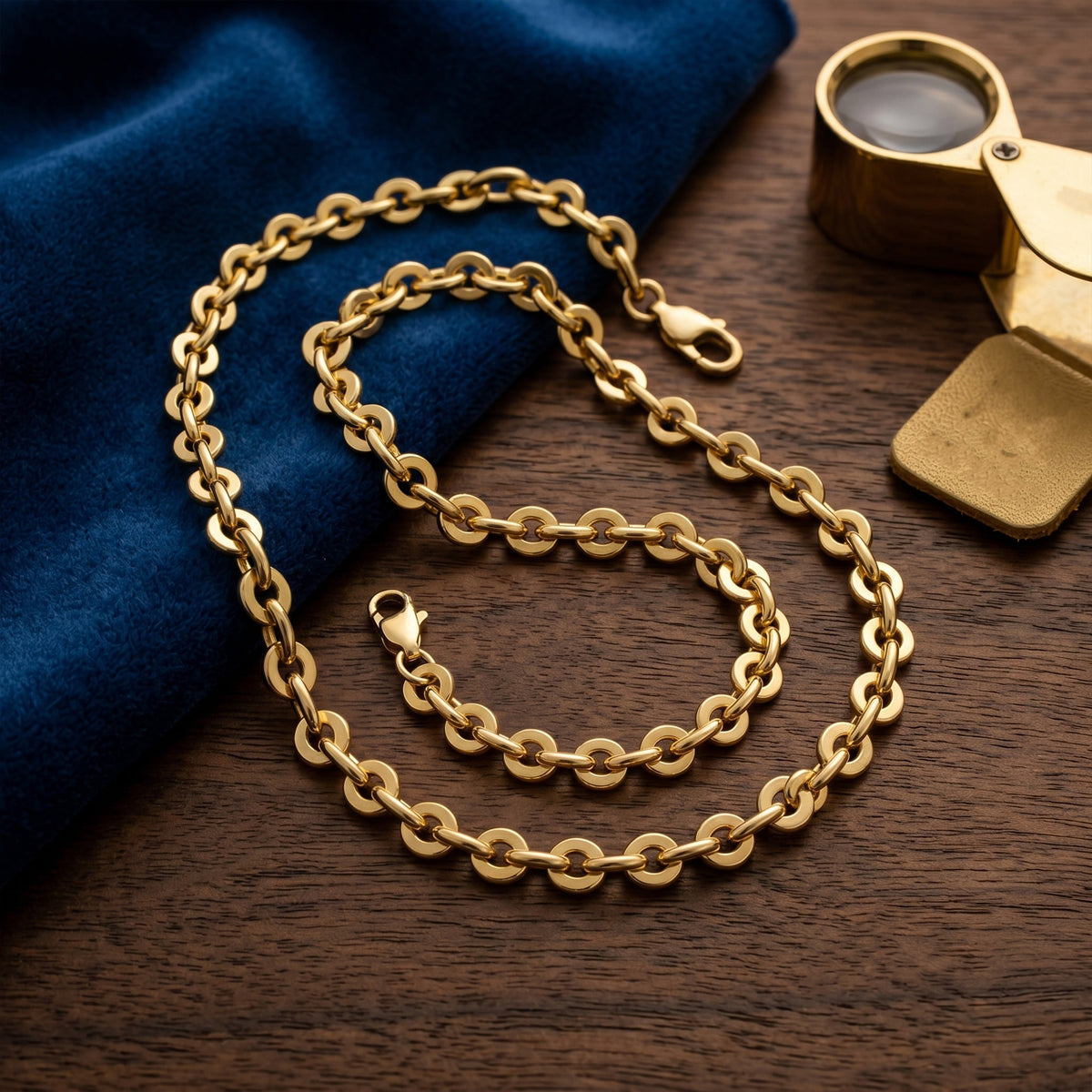 Velar Gold Chain jewellery product view 3