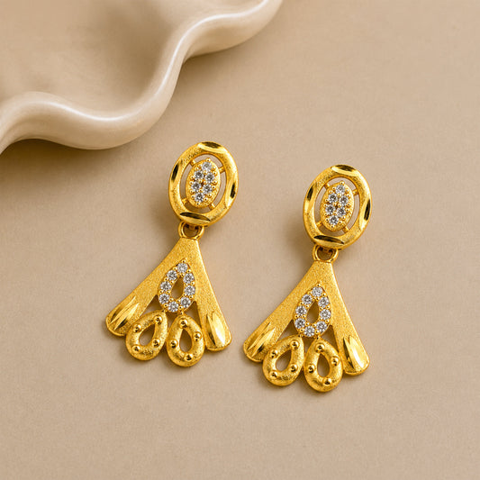 Zari Grace Earrings jewellery product view 1