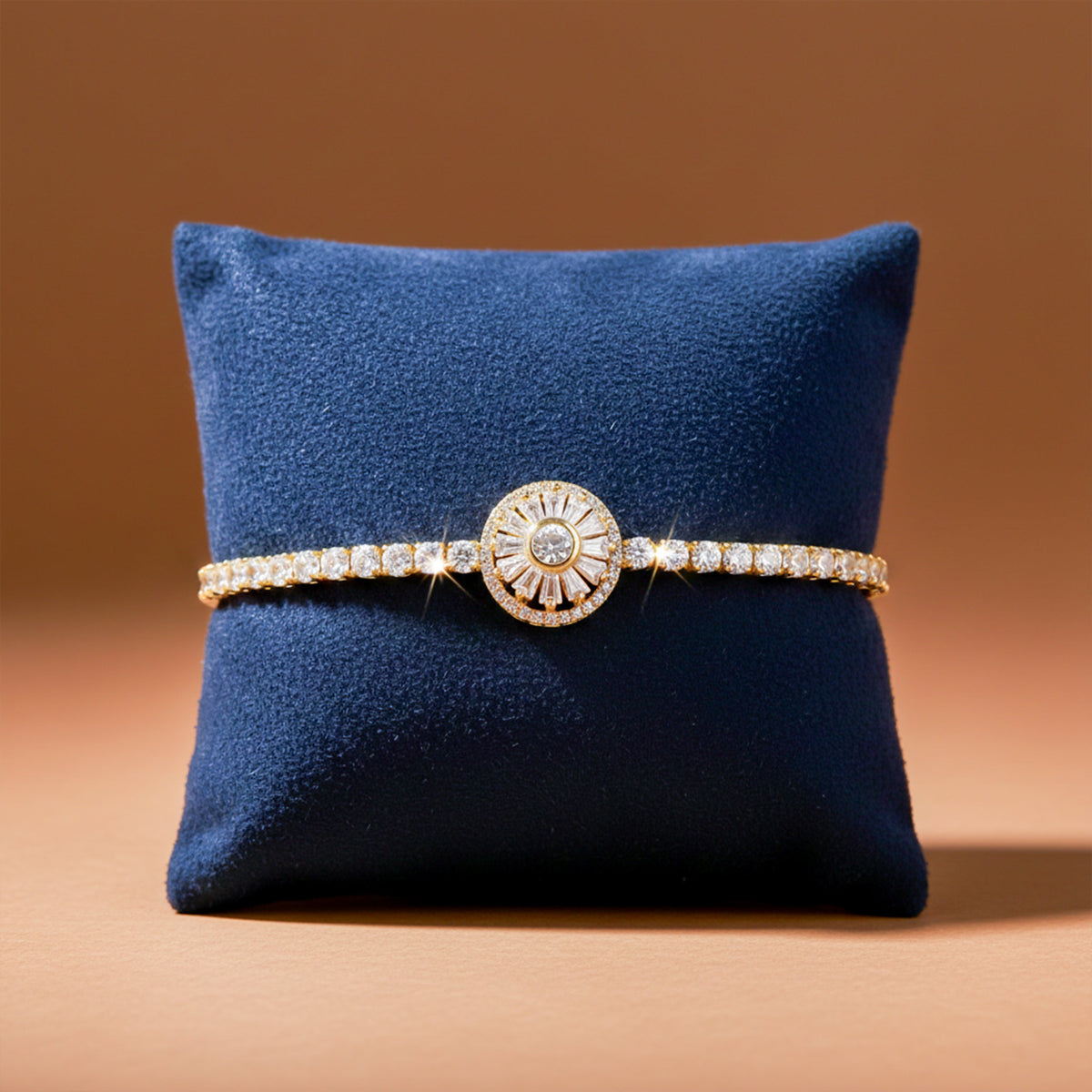 Luxe Orbit Zircon Bracelet jewellery product view 3