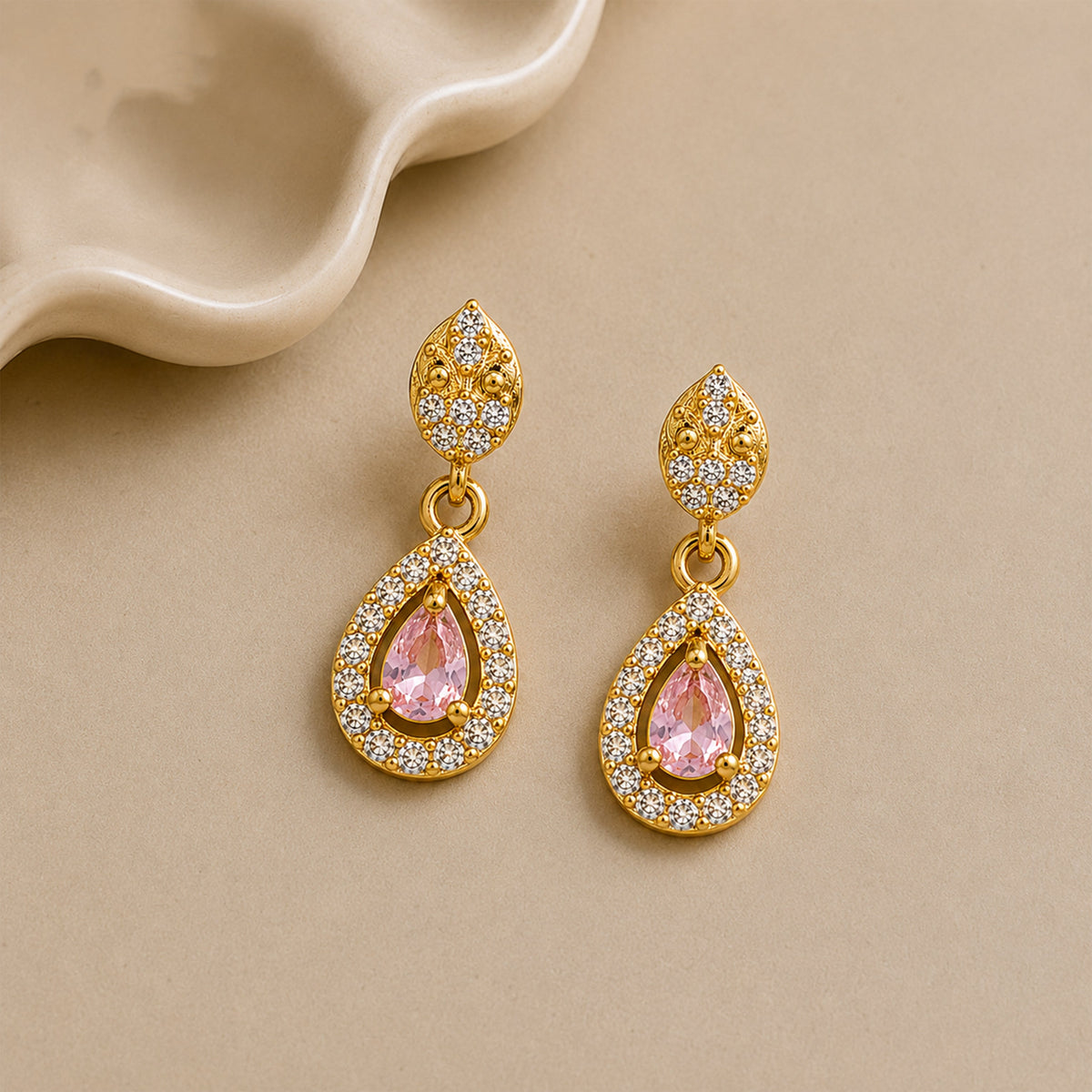 Noorani Drops Earrings jewellery product view 1