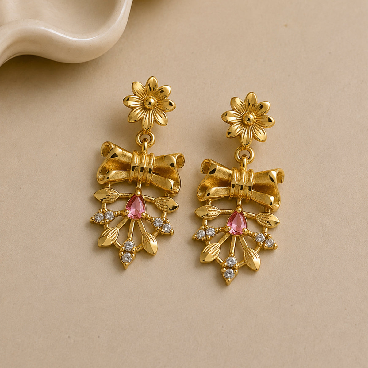 Gulnaar Charm Earrings jewellery product view 1