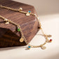 Luxe Bloom Multicolor Gem Anklet jewellery product view 1