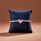 Pink Heart Diamond Tennis Bracelet jewellery product view 2