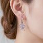 Blush Heart Luxe Bow Hoop Earrings jewellery product view 2