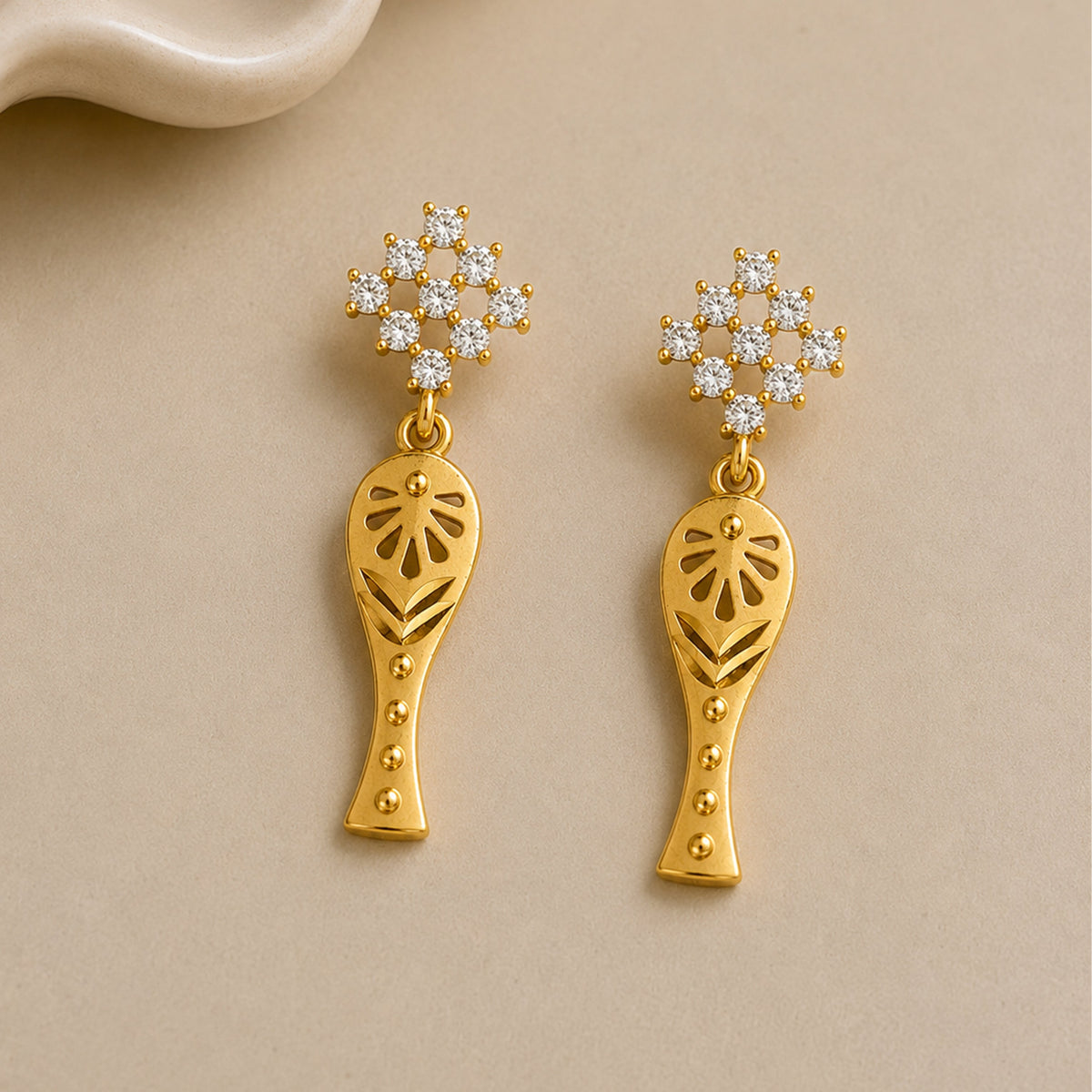 Phoolpari Luxe Earrings jewellery product view 1