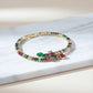 Regalia Rainbow Baguette Tennis Bracelet jewellery product view 2