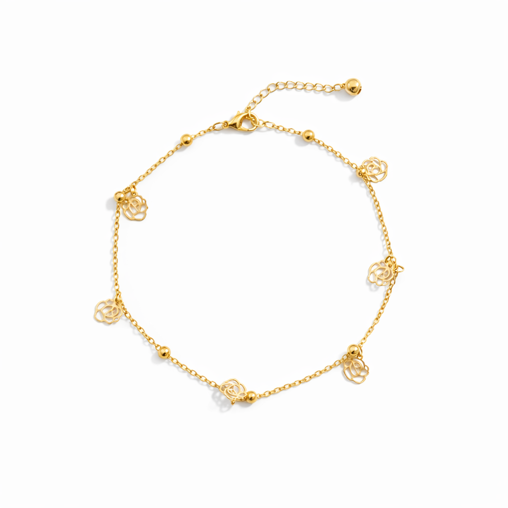 Divine Blossom Anklet jewellery product view 1