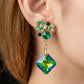 Velvet Emerald Luxe Earrings jewellery product view 3