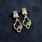 Green Blossom Luxe Earrings jewellery product view 3
