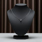 Infinity Cross Diamond Silver Necklace jewellery product view 3