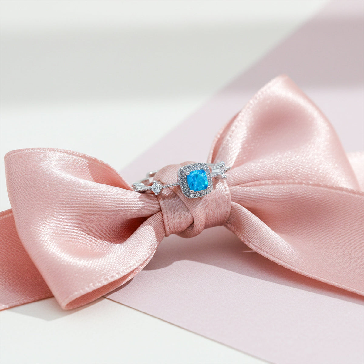 Ocean Sapphire Diamond Ring jewellery product view 1