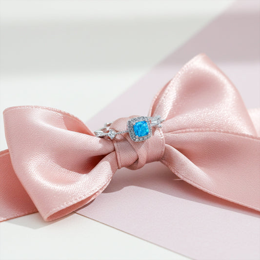 Ocean Sapphire Diamond Ring jewellery product view 1