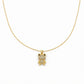 Luxpenny Teddy Crystal Pendant Necklace jewellery product view 4