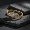 Crown Iced Gold Bracelet jewellery product view 1