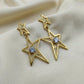 Galaxy Star Dangle Earrings jewellery product view 4