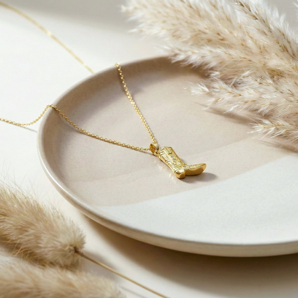 Aurielle Luxe Boot Necklace jewellery product view 2