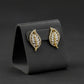 Leaf Luxe Stud Earrings jewellery product view 4