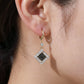 Crystal Square Luxe Earrings jewellery product view 2