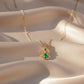 Royal Emerald Drop Necklace jewellery product view 3