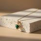 Eterna Emerald Heart Pendant Necklace jewellery product view 1