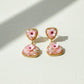 Rose Bloom Designer Earrings jewellery product view 3